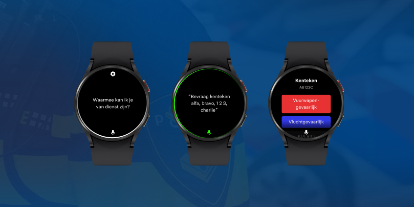 iLab Politie project BlueWatch Smartwatch